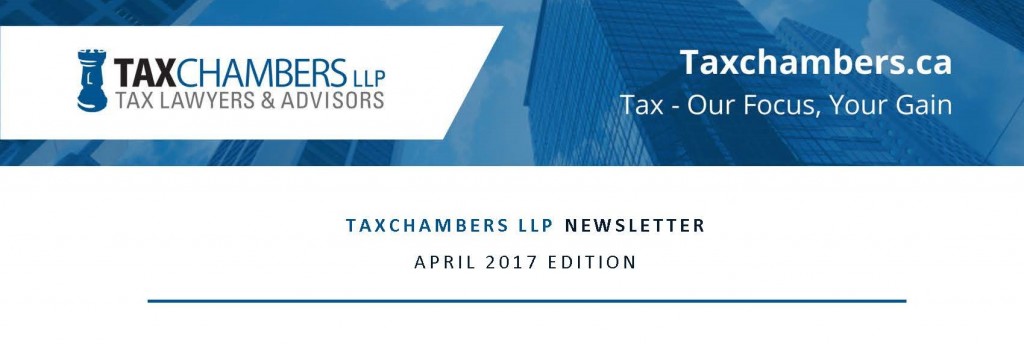 TaxChambers LLP Newsletter Design - CRS_Page_1